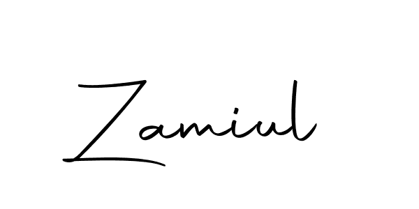 Make a beautiful signature design for name Zamiul. With this signature (Autography-DOLnW) style, you can create a handwritten signature for free. Zamiul signature style 10 images and pictures png