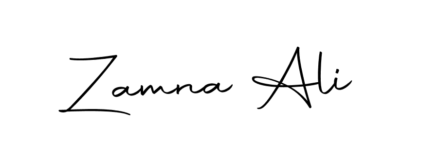 Zamna Ali stylish signature style. Best Handwritten Sign (Autography-DOLnW) for my name. Handwritten Signature Collection Ideas for my name Zamna Ali. Zamna Ali signature style 10 images and pictures png