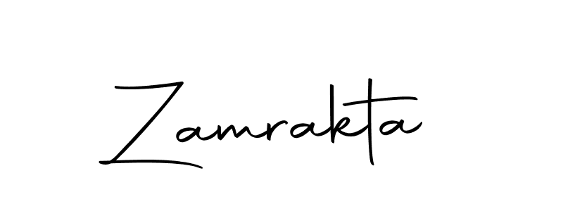 You should practise on your own different ways (Autography-DOLnW) to write your name (Zamrakta) in signature. don't let someone else do it for you. Zamrakta signature style 10 images and pictures png