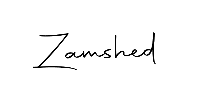 Make a beautiful signature design for name Zamshed. Use this online signature maker to create a handwritten signature for free. Zamshed signature style 10 images and pictures png