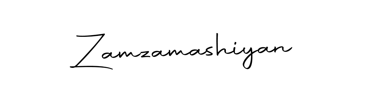 How to make Zamzamashiyan signature? Autography-DOLnW is a professional autograph style. Create handwritten signature for Zamzamashiyan name. Zamzamashiyan signature style 10 images and pictures png