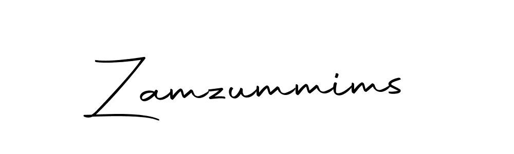 You can use this online signature creator to create a handwritten signature for the name Zamzummims. This is the best online autograph maker. Zamzummims signature style 10 images and pictures png