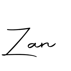 Zan stylish signature style. Best Handwritten Sign (Autography-DOLnW) for my name. Handwritten Signature Collection Ideas for my name Zan. Zan signature style 10 images and pictures png