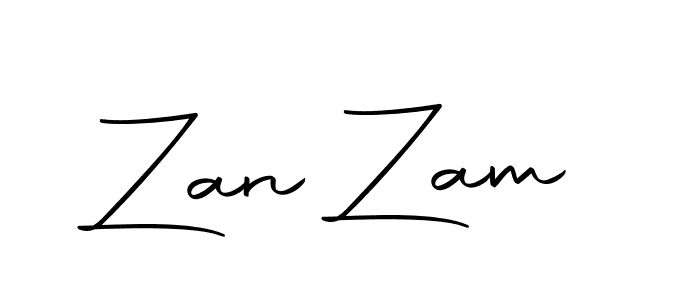 You should practise on your own different ways (Autography-DOLnW) to write your name (Zan Zam) in signature. don't let someone else do it for you. Zan Zam signature style 10 images and pictures png
