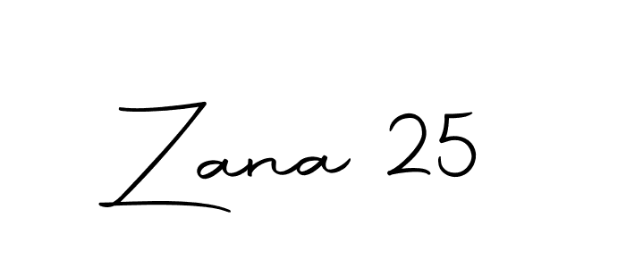 How to make Zana 25 signature? Autography-DOLnW is a professional autograph style. Create handwritten signature for Zana 25 name. Zana 25 signature style 10 images and pictures png