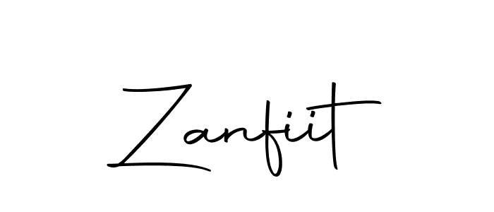 Use a signature maker to create a handwritten signature online. With this signature software, you can design (Autography-DOLnW) your own signature for name Zanfiit. Zanfiit signature style 10 images and pictures png