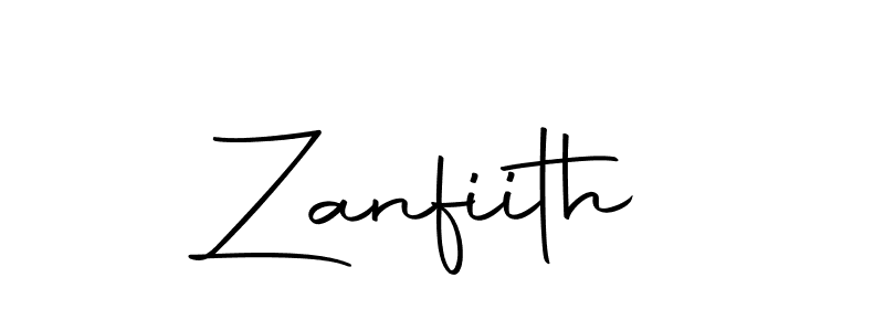 How to make Zanfiith signature? Autography-DOLnW is a professional autograph style. Create handwritten signature for Zanfiith name. Zanfiith signature style 10 images and pictures png