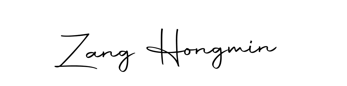 It looks lik you need a new signature style for name Zang Hongmin. Design unique handwritten (Autography-DOLnW) signature with our free signature maker in just a few clicks. Zang Hongmin signature style 10 images and pictures png