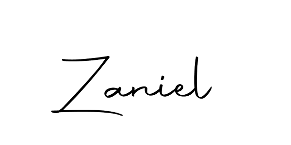 Similarly Autography-DOLnW is the best handwritten signature design. Signature creator online .You can use it as an online autograph creator for name Zaniel. Zaniel signature style 10 images and pictures png