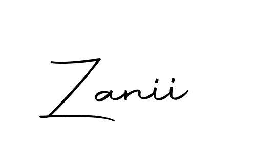 Create a beautiful signature design for name Zanii. With this signature (Autography-DOLnW) fonts, you can make a handwritten signature for free. Zanii signature style 10 images and pictures png