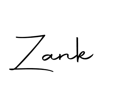 Design your own signature with our free online signature maker. With this signature software, you can create a handwritten (Autography-DOLnW) signature for name Zank. Zank signature style 10 images and pictures png