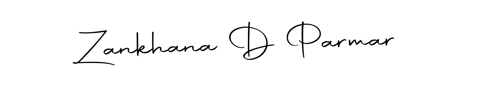 Zankhana D Parmar stylish signature style. Best Handwritten Sign (Autography-DOLnW) for my name. Handwritten Signature Collection Ideas for my name Zankhana D Parmar. Zankhana D Parmar signature style 10 images and pictures png