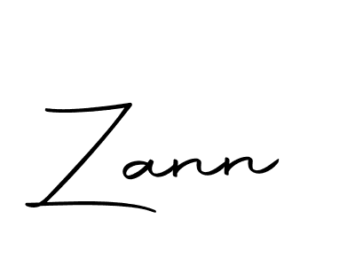 Design your own signature with our free online signature maker. With this signature software, you can create a handwritten (Autography-DOLnW) signature for name Zann. Zann signature style 10 images and pictures png