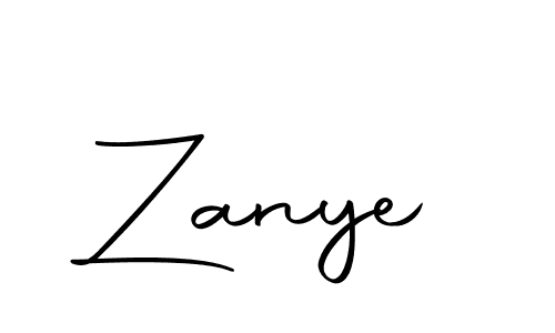 Create a beautiful signature design for name Zanye. With this signature (Autography-DOLnW) fonts, you can make a handwritten signature for free. Zanye signature style 10 images and pictures png