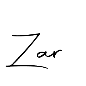 How to make Zar signature? Autography-DOLnW is a professional autograph style. Create handwritten signature for Zar name. Zar signature style 10 images and pictures png