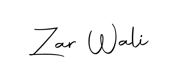 How to make Zar Wali signature? Autography-DOLnW is a professional autograph style. Create handwritten signature for Zar Wali name. Zar Wali signature style 10 images and pictures png