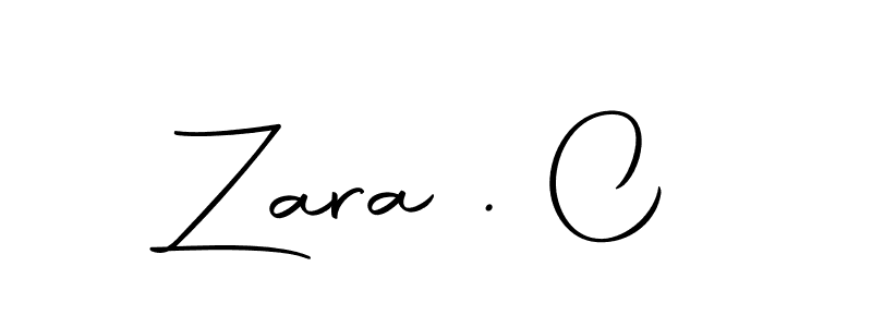 How to make Zara . C signature? Autography-DOLnW is a professional autograph style. Create handwritten signature for Zara . C name. Zara . C signature style 10 images and pictures png