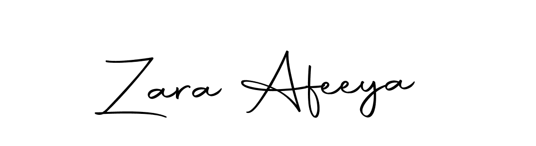 Make a beautiful signature design for name Zara Afeeya. Use this online signature maker to create a handwritten signature for free. Zara Afeeya signature style 10 images and pictures png