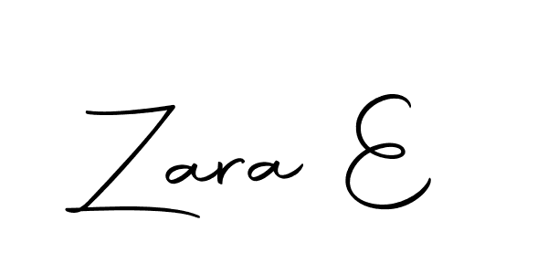 Similarly Autography-DOLnW is the best handwritten signature design. Signature creator online .You can use it as an online autograph creator for name Zara E. Zara E signature style 10 images and pictures png