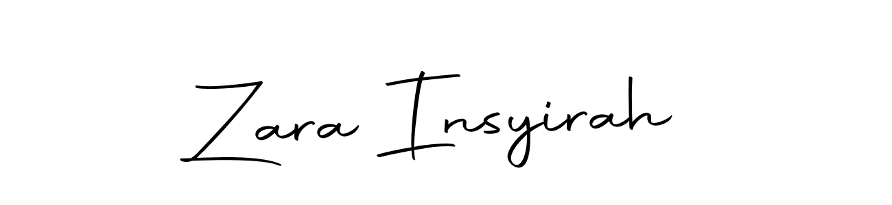 Also we have Zara Insyirah name is the best signature style. Create professional handwritten signature collection using Autography-DOLnW autograph style. Zara Insyirah signature style 10 images and pictures png