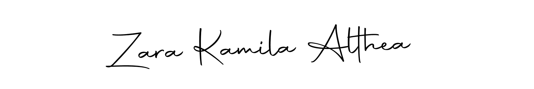 Here are the top 10 professional signature styles for the name Zara Kamila Althea. These are the best autograph styles you can use for your name. Zara Kamila Althea signature style 10 images and pictures png