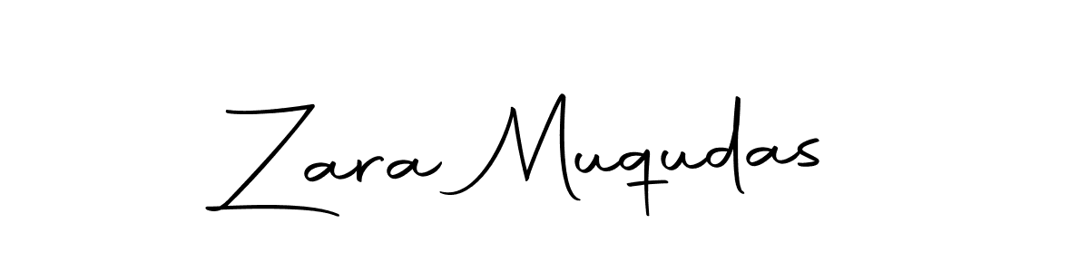 Make a short Zara Muqudas signature style. Manage your documents anywhere anytime using Autography-DOLnW. Create and add eSignatures, submit forms, share and send files easily. Zara Muqudas signature style 10 images and pictures png