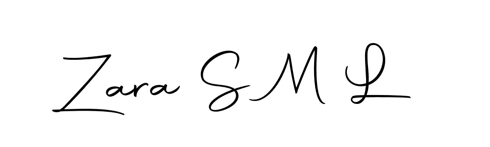 Create a beautiful signature design for name Zara S M L. With this signature (Autography-DOLnW) fonts, you can make a handwritten signature for free. Zara S M L signature style 10 images and pictures png