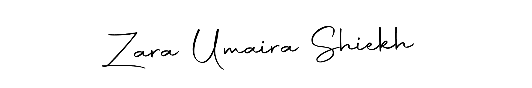 Use a signature maker to create a handwritten signature online. With this signature software, you can design (Autography-DOLnW) your own signature for name Zara Umaira Shiekh. Zara Umaira Shiekh signature style 10 images and pictures png