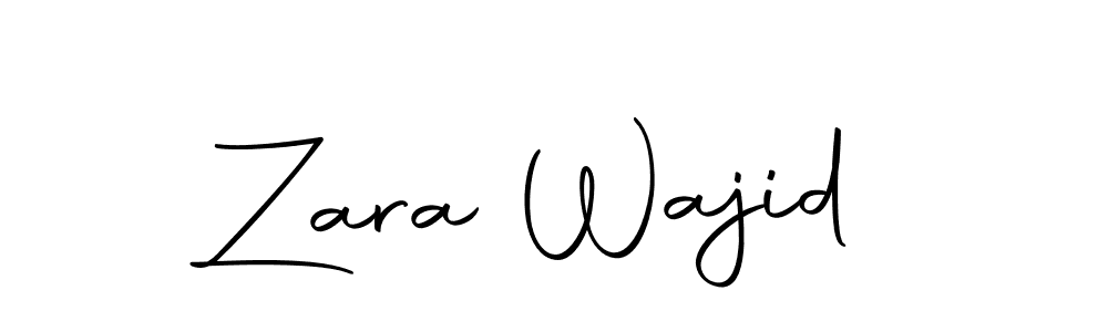 How to make Zara Wajid signature? Autography-DOLnW is a professional autograph style. Create handwritten signature for Zara Wajid name. Zara Wajid signature style 10 images and pictures png