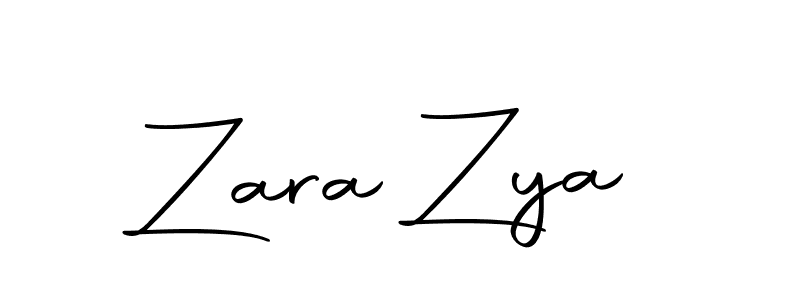 Make a beautiful signature design for name Zara Zya. With this signature (Autography-DOLnW) style, you can create a handwritten signature for free. Zara Zya signature style 10 images and pictures png