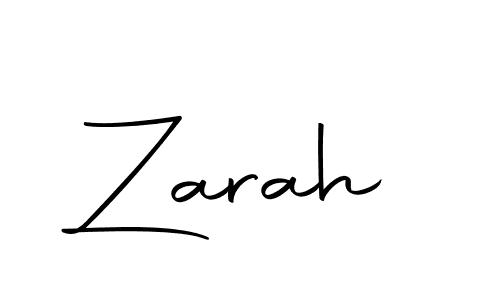 Create a beautiful signature design for name Zarah. With this signature (Autography-DOLnW) fonts, you can make a handwritten signature for free. Zarah signature style 10 images and pictures png