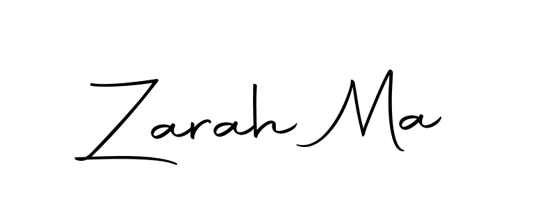 Create a beautiful signature design for name Zarah Ma. With this signature (Autography-DOLnW) fonts, you can make a handwritten signature for free. Zarah Ma signature style 10 images and pictures png