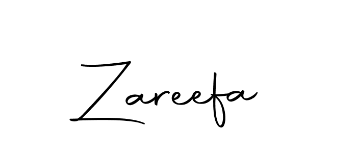 Zareefa stylish signature style. Best Handwritten Sign (Autography-DOLnW) for my name. Handwritten Signature Collection Ideas for my name Zareefa. Zareefa signature style 10 images and pictures png