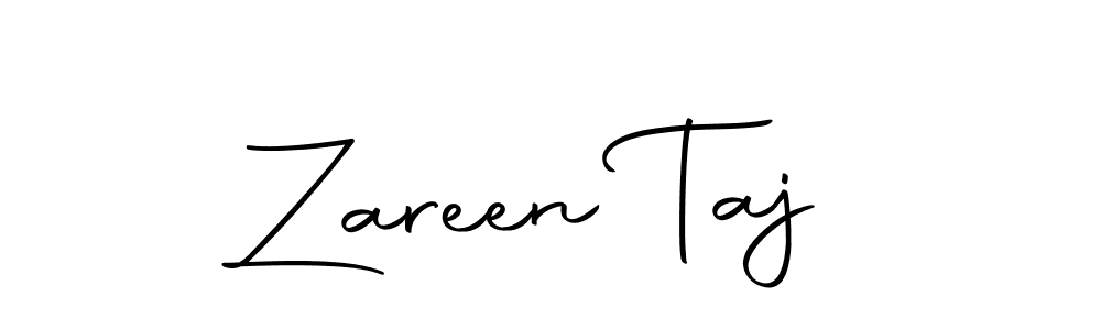 Zareen Taj stylish signature style. Best Handwritten Sign (Autography-DOLnW) for my name. Handwritten Signature Collection Ideas for my name Zareen Taj. Zareen Taj signature style 10 images and pictures png