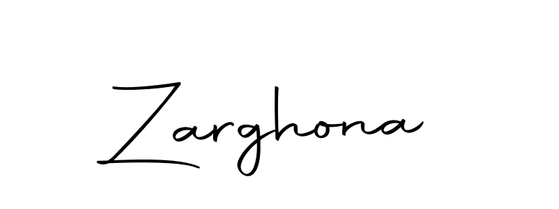 Use a signature maker to create a handwritten signature online. With this signature software, you can design (Autography-DOLnW) your own signature for name Zarghona. Zarghona signature style 10 images and pictures png