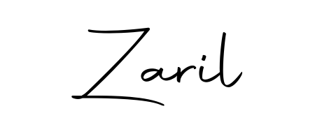Create a beautiful signature design for name Zaril. With this signature (Autography-DOLnW) fonts, you can make a handwritten signature for free. Zaril signature style 10 images and pictures png
