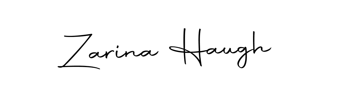 How to make Zarina Haugh signature? Autography-DOLnW is a professional autograph style. Create handwritten signature for Zarina Haugh name. Zarina Haugh signature style 10 images and pictures png