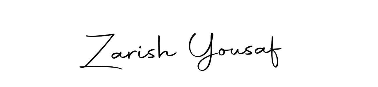 How to make Zarish Yousaf name signature. Use Autography-DOLnW style for creating short signs online. This is the latest handwritten sign. Zarish Yousaf signature style 10 images and pictures png