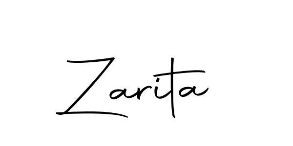 You should practise on your own different ways (Autography-DOLnW) to write your name (Zarita) in signature. don't let someone else do it for you. Zarita signature style 10 images and pictures png
