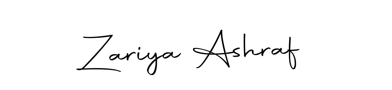 if you are searching for the best signature style for your name Zariya Ashraf. so please give up your signature search. here we have designed multiple signature styles  using Autography-DOLnW. Zariya Ashraf signature style 10 images and pictures png