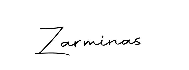 Design your own signature with our free online signature maker. With this signature software, you can create a handwritten (Autography-DOLnW) signature for name Zarminas. Zarminas signature style 10 images and pictures png