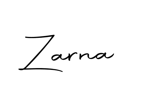 How to make Zarna signature? Autography-DOLnW is a professional autograph style. Create handwritten signature for Zarna name. Zarna signature style 10 images and pictures png
