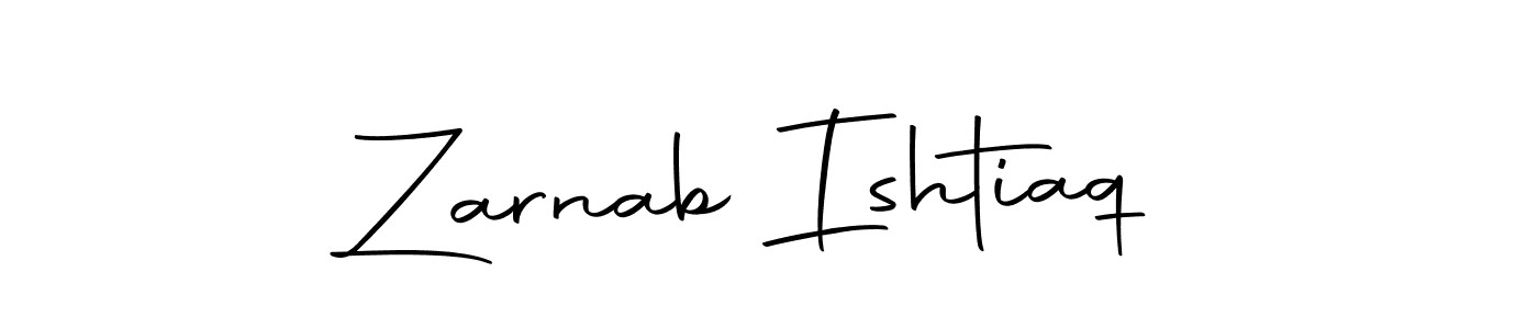 Zarnab Ishtiaq stylish signature style. Best Handwritten Sign (Autography-DOLnW) for my name. Handwritten Signature Collection Ideas for my name Zarnab Ishtiaq. Zarnab Ishtiaq signature style 10 images and pictures png
