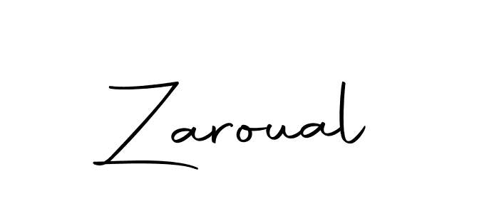 How to make Zaroual name signature. Use Autography-DOLnW style for creating short signs online. This is the latest handwritten sign. Zaroual signature style 10 images and pictures png