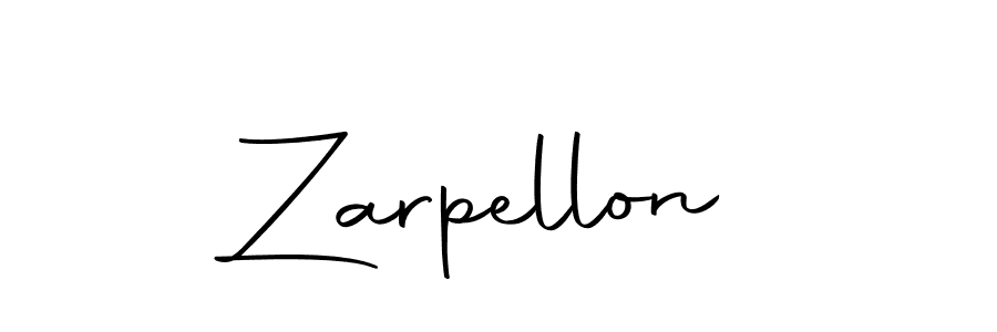 How to make Zarpellon name signature. Use Autography-DOLnW style for creating short signs online. This is the latest handwritten sign. Zarpellon signature style 10 images and pictures png