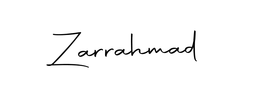 Zarrahmad stylish signature style. Best Handwritten Sign (Autography-DOLnW) for my name. Handwritten Signature Collection Ideas for my name Zarrahmad. Zarrahmad signature style 10 images and pictures png