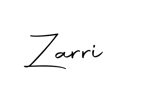 Make a beautiful signature design for name Zarri. With this signature (Autography-DOLnW) style, you can create a handwritten signature for free. Zarri signature style 10 images and pictures png