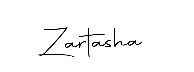 Make a beautiful signature design for name Zartasha. Use this online signature maker to create a handwritten signature for free. Zartasha signature style 10 images and pictures png