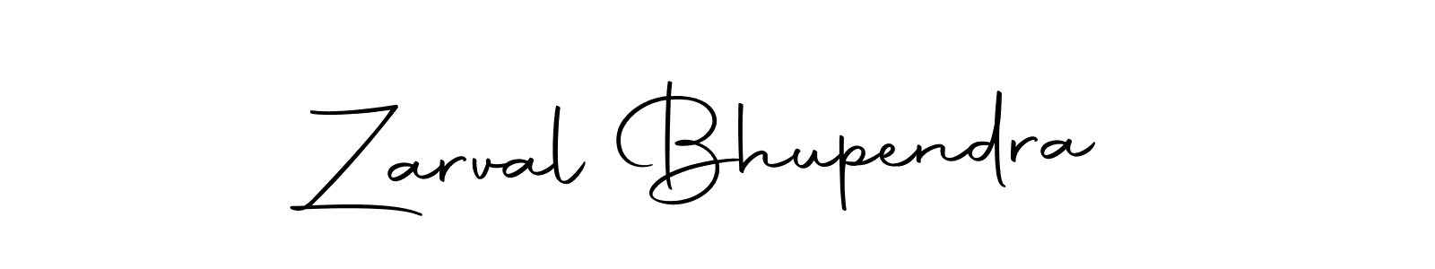 Make a beautiful signature design for name Zarval Bhupendra. Use this online signature maker to create a handwritten signature for free. Zarval Bhupendra signature style 10 images and pictures png
