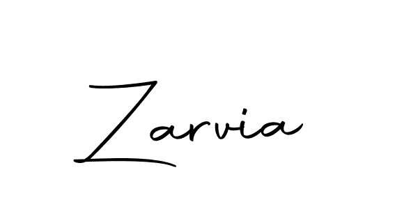 Zarvia stylish signature style. Best Handwritten Sign (Autography-DOLnW) for my name. Handwritten Signature Collection Ideas for my name Zarvia. Zarvia signature style 10 images and pictures png